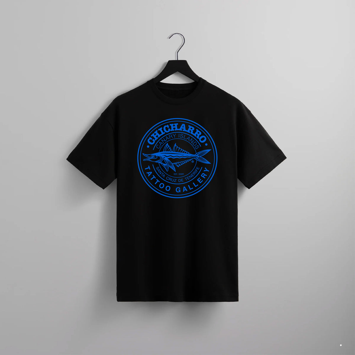 Camiseta Negra/Azul