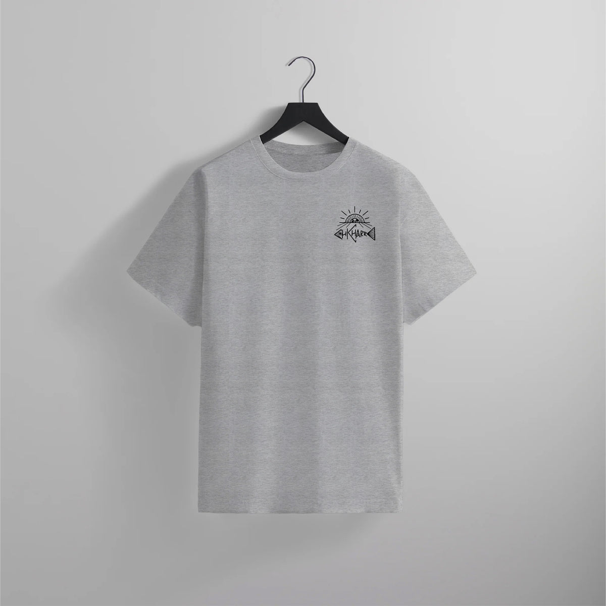 Camiseta Fish Gris/Negro