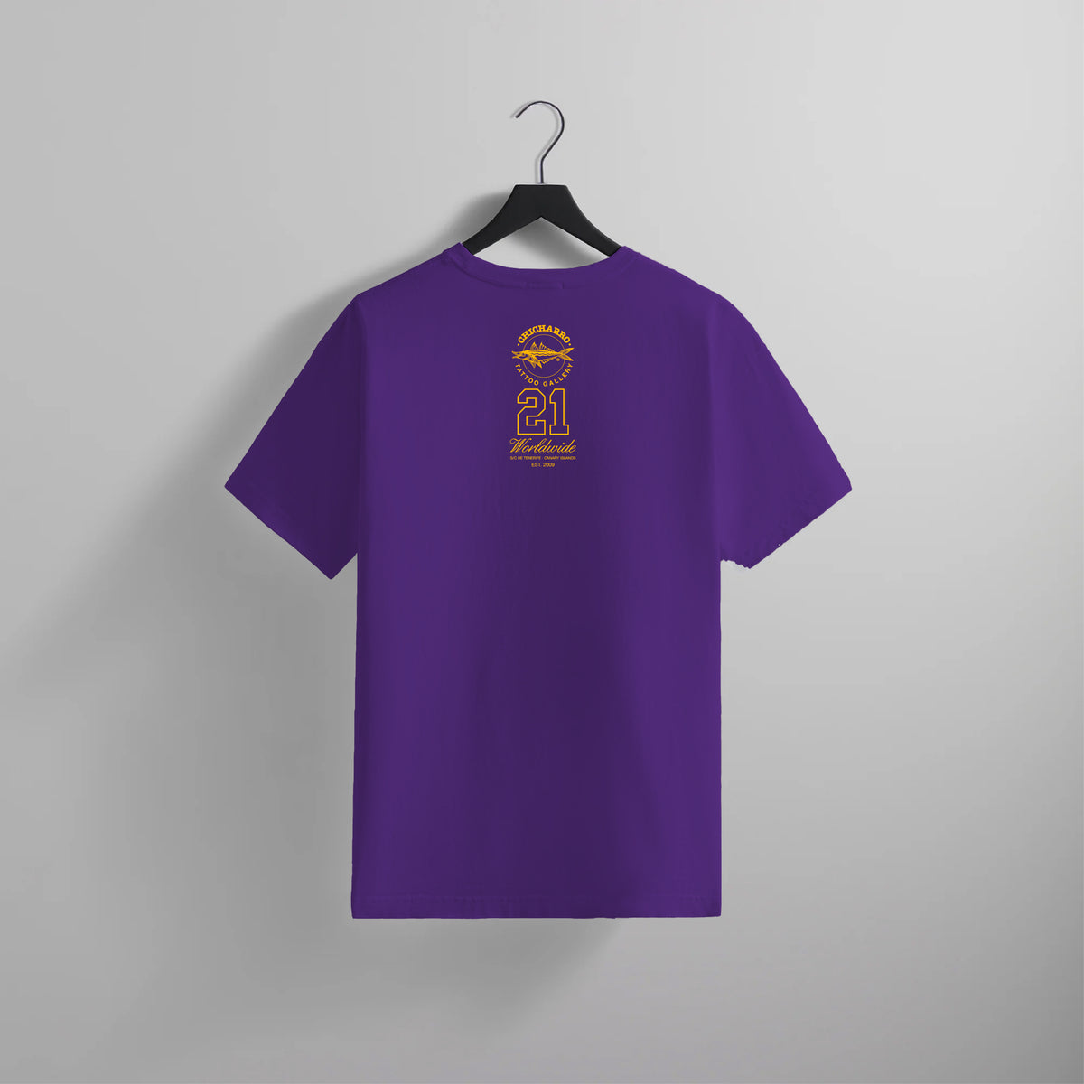 Camiseta Worldwide Violeta/Amarilla